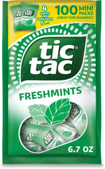 Tic Tac Freshmints, Bulk Bag with 100 Mini Packs (4 Mints Each), Share-Size, On-the-Go, 6.7 oz - Image 10