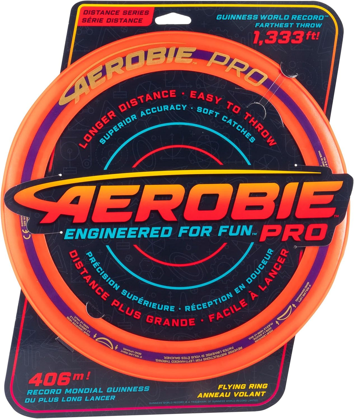 Aerobie Pro Ring High Performance Outdoor Flying Ring Disc for Ages 5+ - Image 1