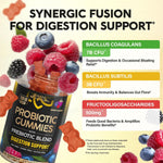 Nutraharmony probiotic gummies bottle side view