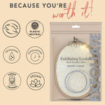 Beauty by Earth loofah sponge pack of 2 displayed together