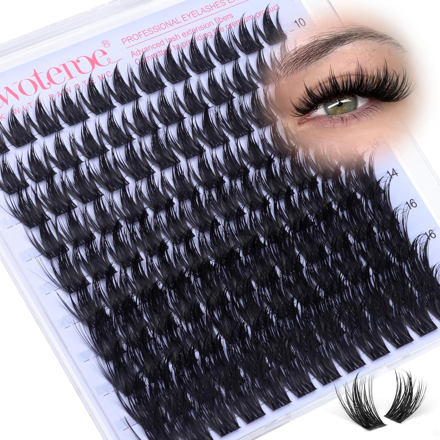 Pawotence Manga Lash Clusters 10-18mm packaging front view