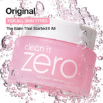 Banila Co Clean It Zero jar with spatula showing sherbet texture