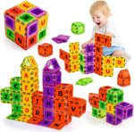 Windidi magnetic tiles alphabet learning toy set front view