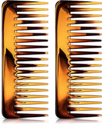Large Hair Detangling Comb Wide Tooth Comb for Curly Hair Wet Dry Hair, No Handle Detangler Comb Styling Shampoo Comb (Pink, Rose Red) - Image 9