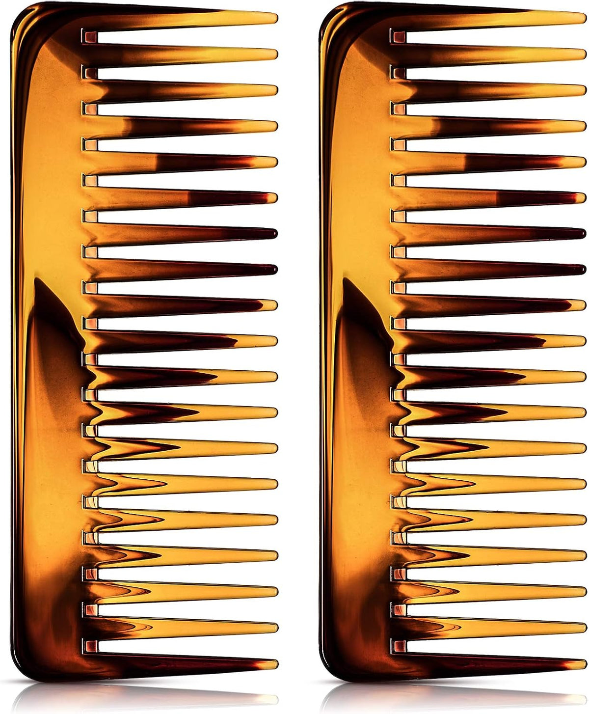 Large Hair Detangling Comb Wide Tooth Comb for Curly Hair Wet Dry Hair, No Handle Detangler Comb Styling Shampoo Comb (Pink, Rose Red) - Image 9