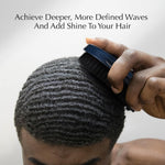 Red by Kiss wave brush with travel cover