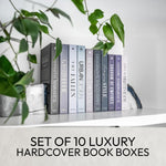 Redesigned Basics Black Decorative Books gift box packaging