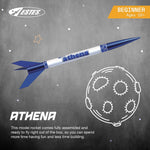 Estes Athena rocket body tube and nose cone detail