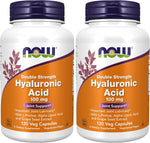NOW Foods Supplements, Hyaluronic Acid 100 mg, Double Strength with L-Proline, Alpha Lipoic Acid and Grape Seed Extract, 60 Veg Capsules - Image 9
