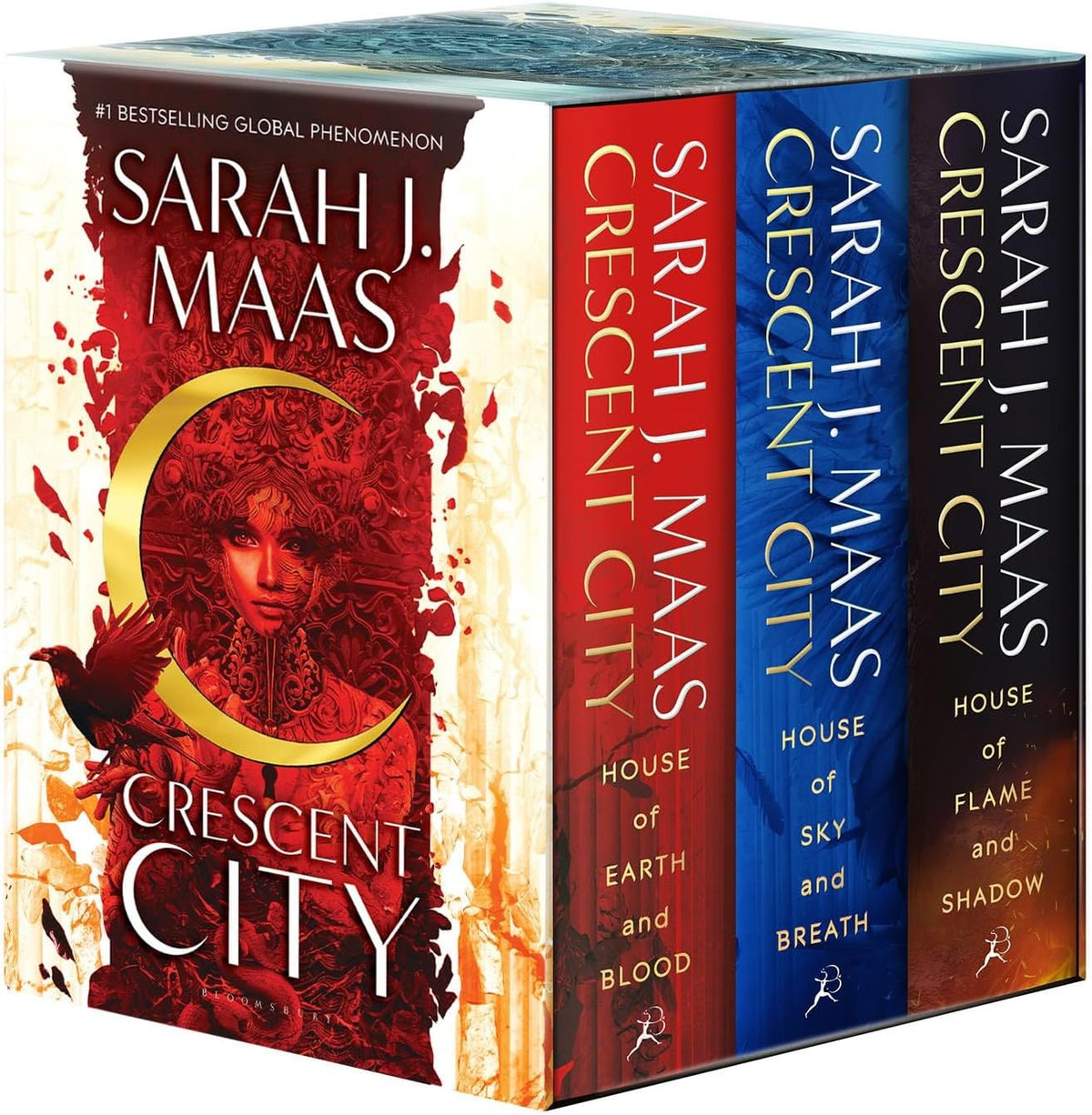 Sarah J Maas Crescent City Hardcover Box Set front view book collection