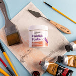 Mont Marte crackle paste tub showing size and label details