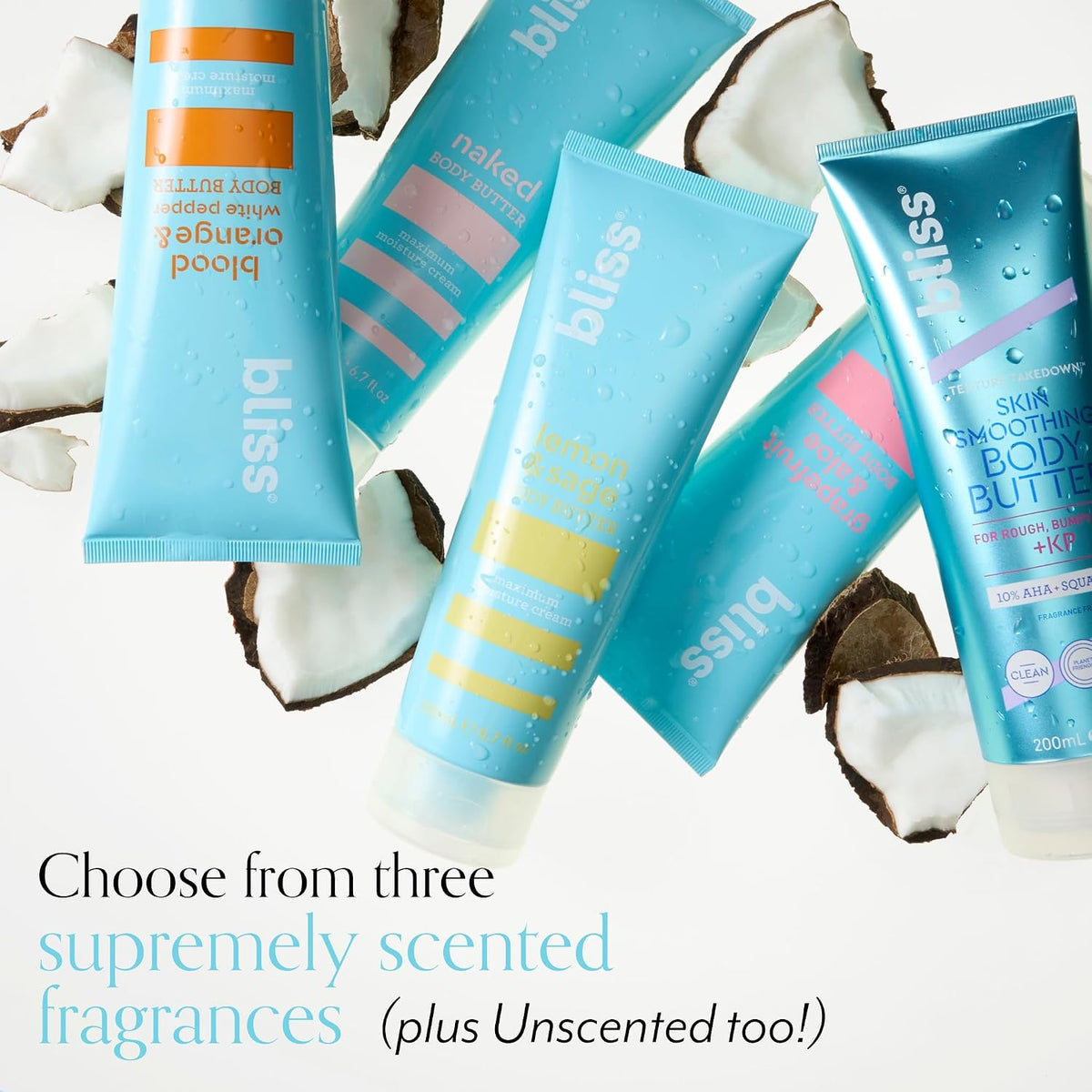 Bliss authentic USA imported body lotion duo clean beauty formula