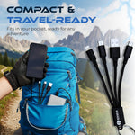 Nocqua charging cable with power bank setup