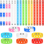 Honoson silicone wristbands front view showing 8 colors