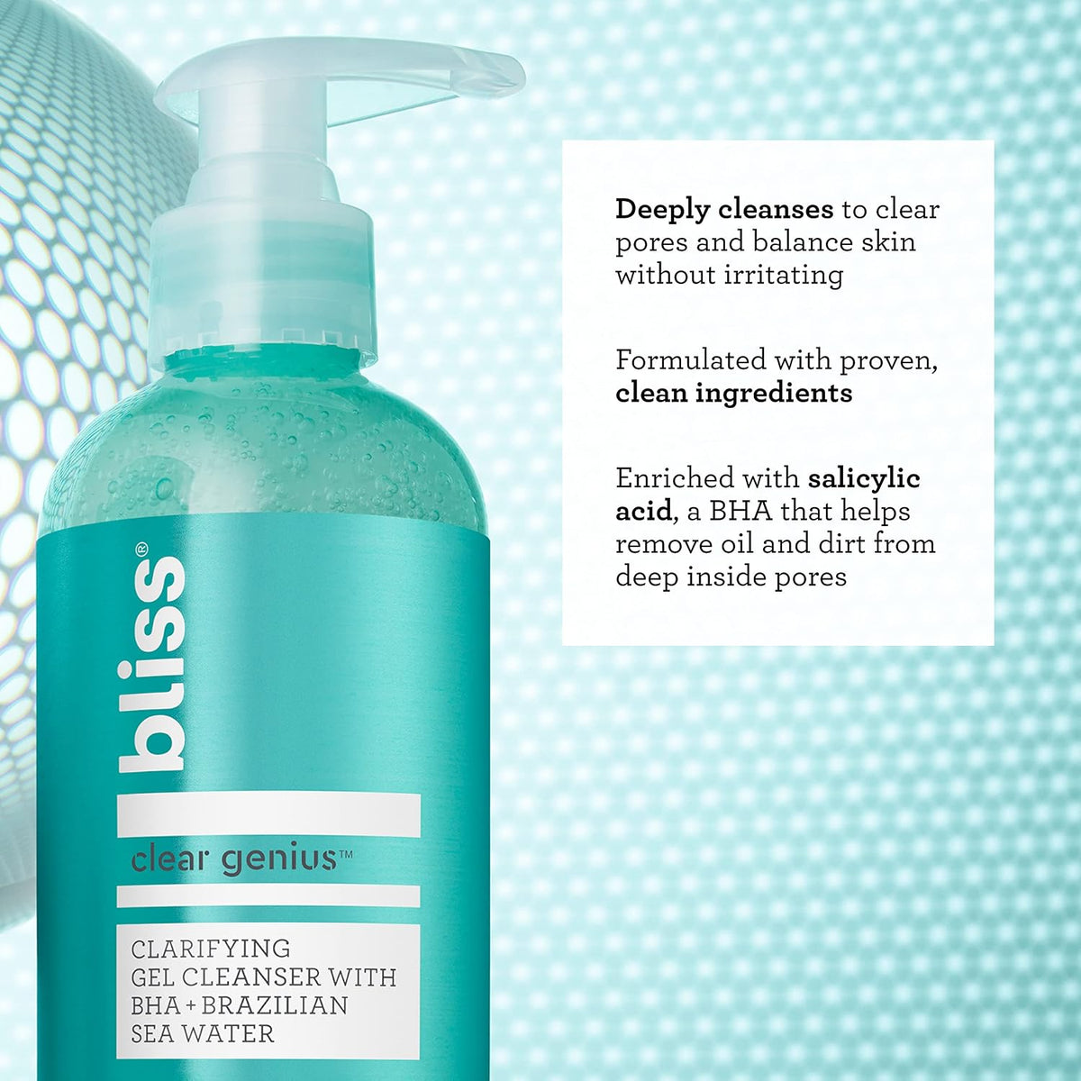 Full set of Bliss Daily Acne Routine skincare products for oily skin