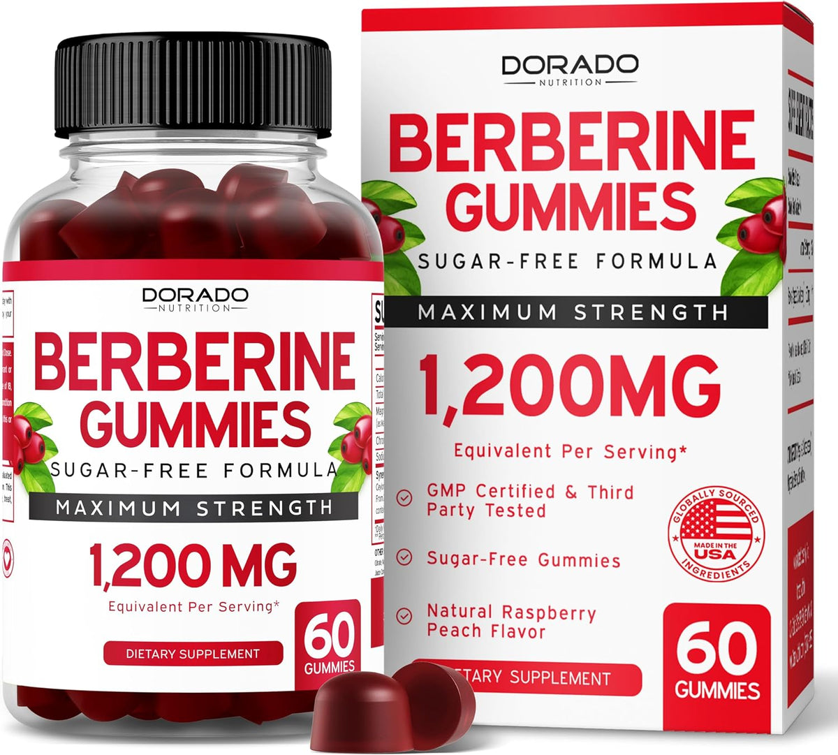 Raspberry flavored sugar-free ADK vitamin gummies close up