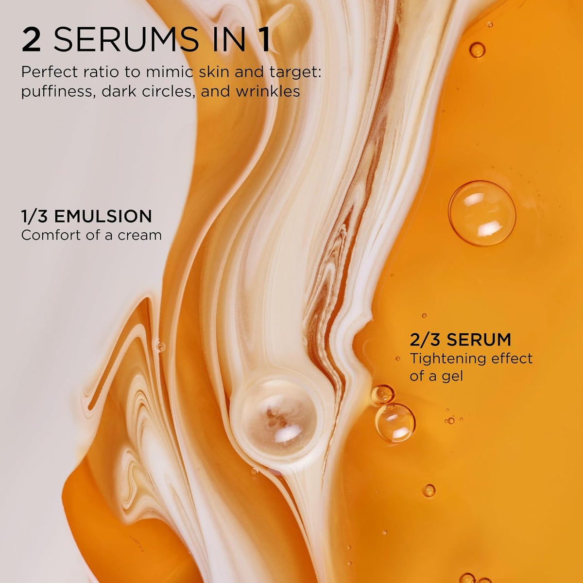 Clarins double serum eye 20ml side profile