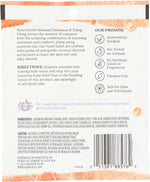 Aura Cacia 2.5 ounce single use pouch back label details