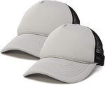 DALIX Two Tone Blank Trucker Hats Caps (2 for 1) - Image 13
