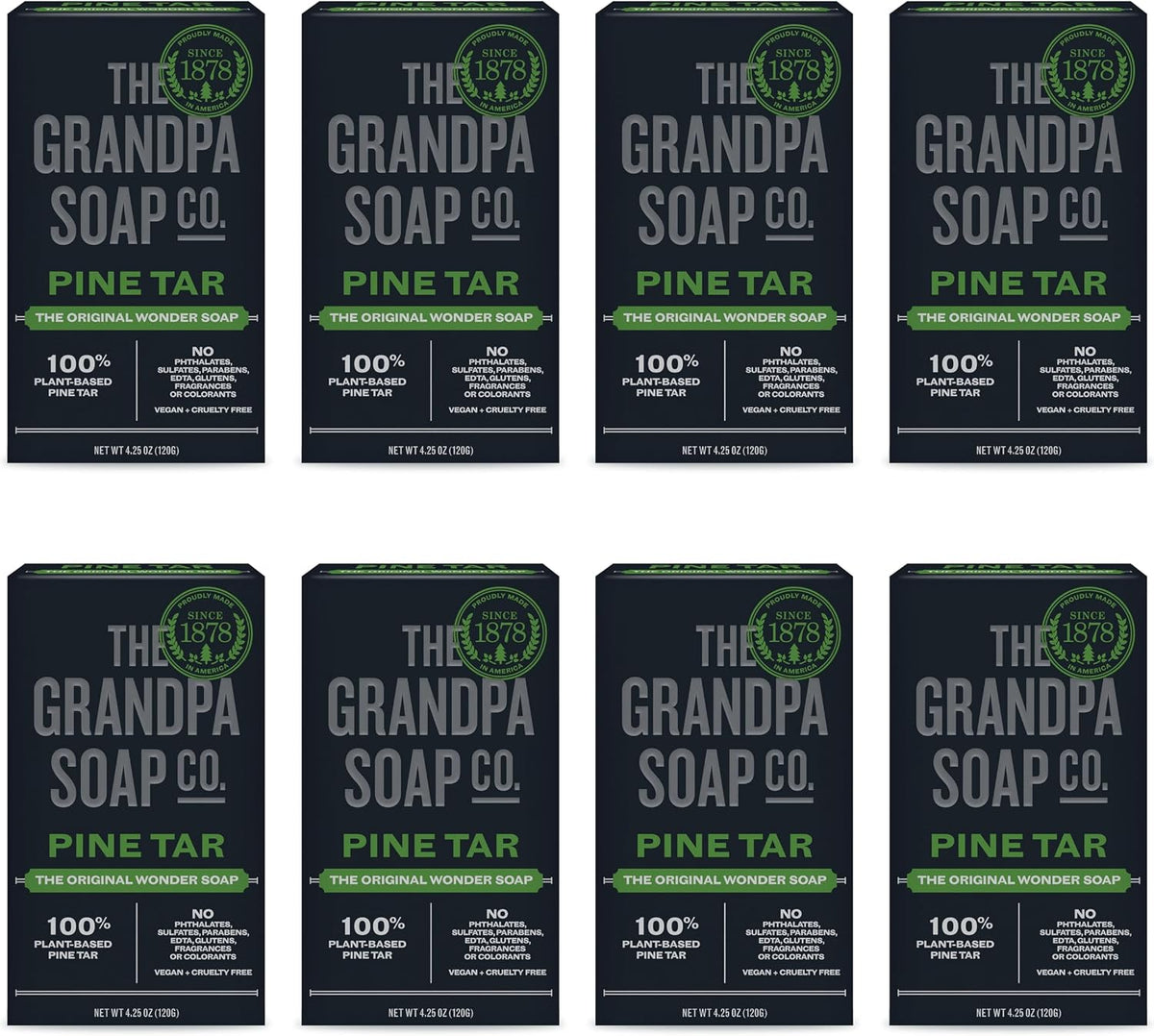 Grandpa's Pine Tar Bar Soap ingredients information