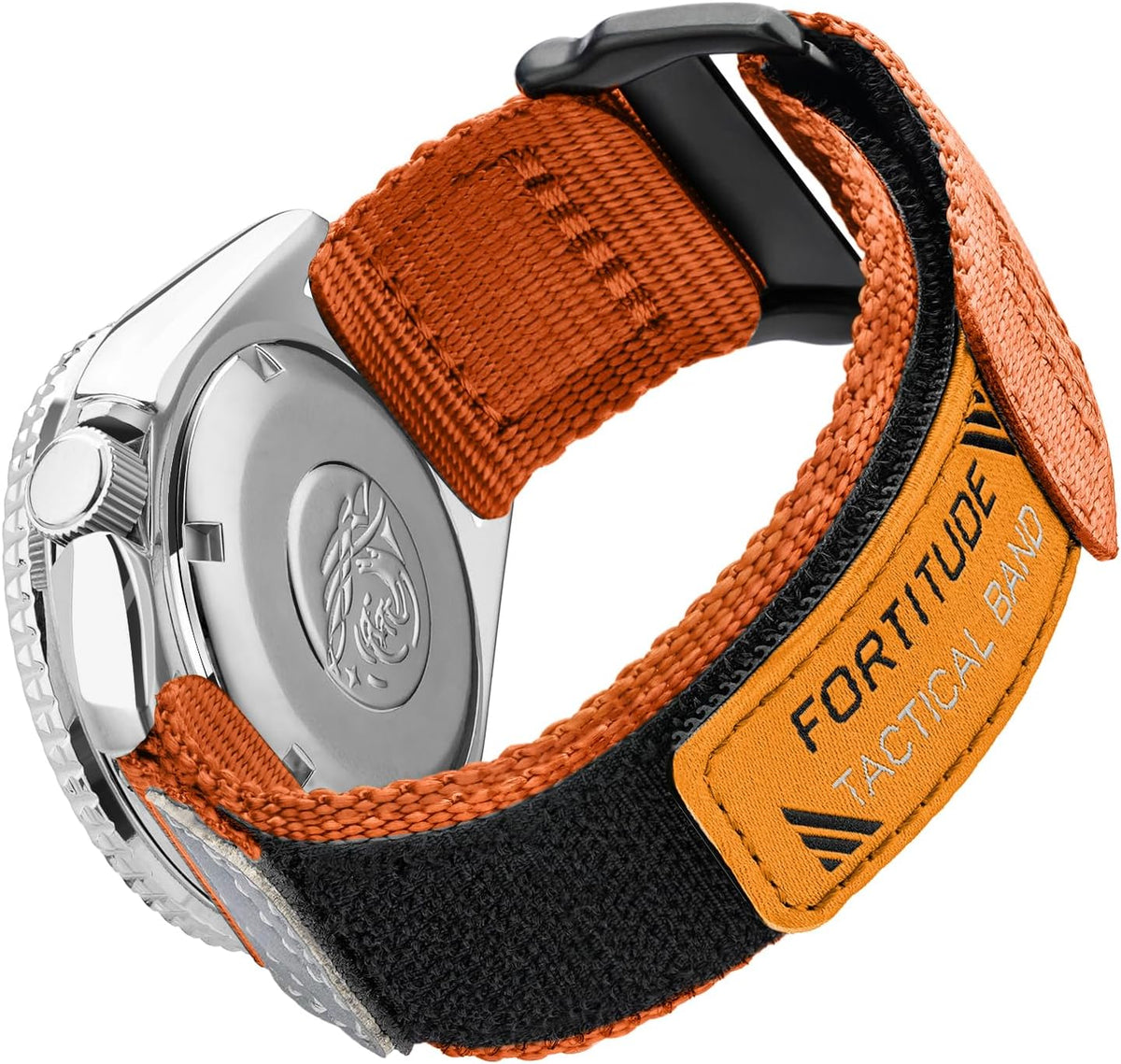 Ritche nylon sport watch band front view replacement strap