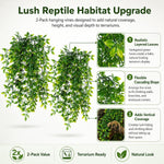 Mechpia artificial leaves for reptile terrarium