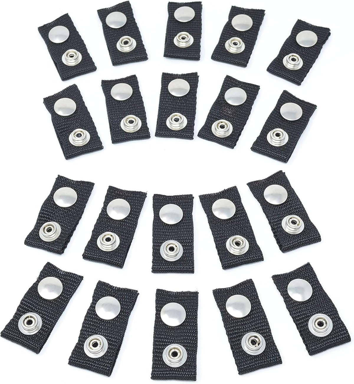 Boat Cover Snap Extender - Black - Extension Sizes from 1" ~ 3" - Built in Finger Loops. Extend The Life of Your Boat top Canvas! 5~20 Packs - Image 11