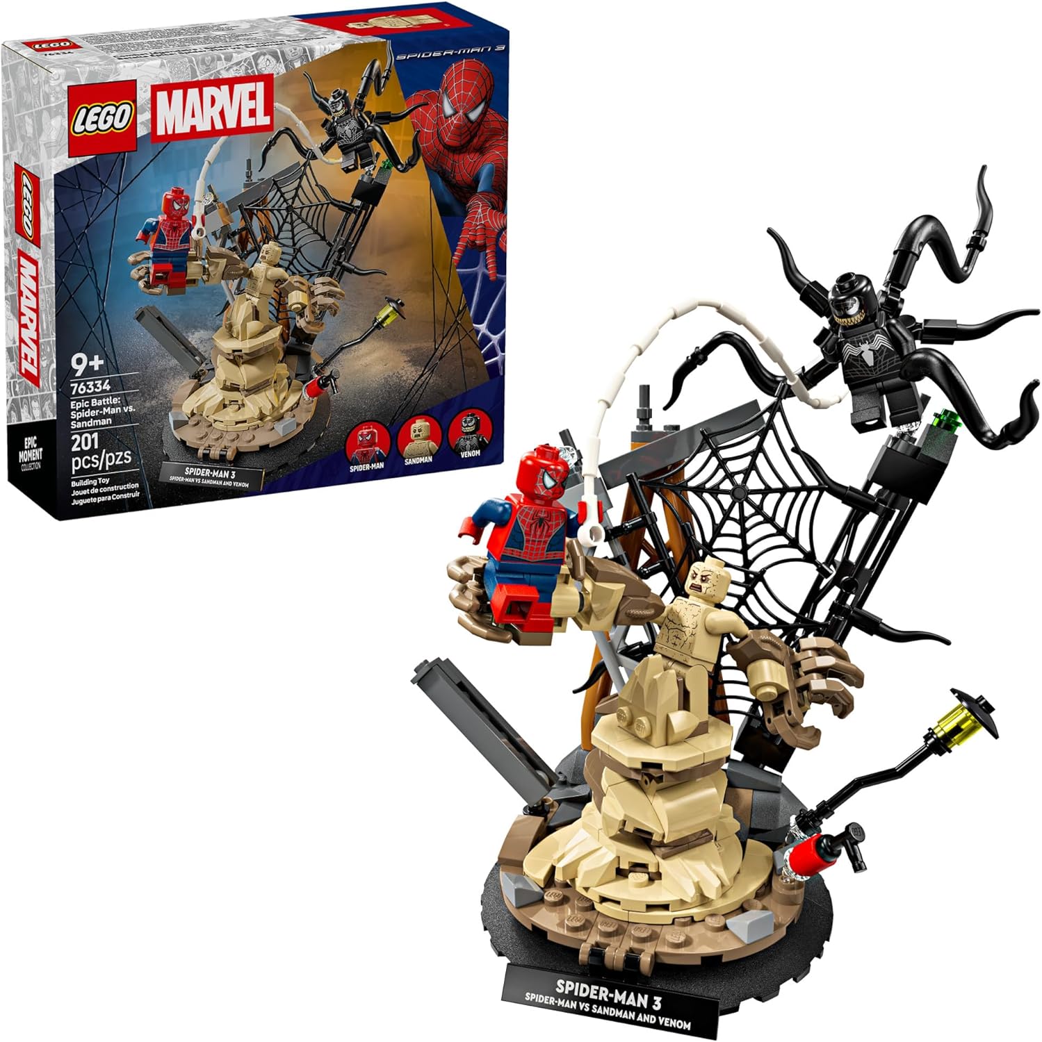 Sai Krishna Lego Marvel Epic Battle Spider-Man Vs. Sandman box front view