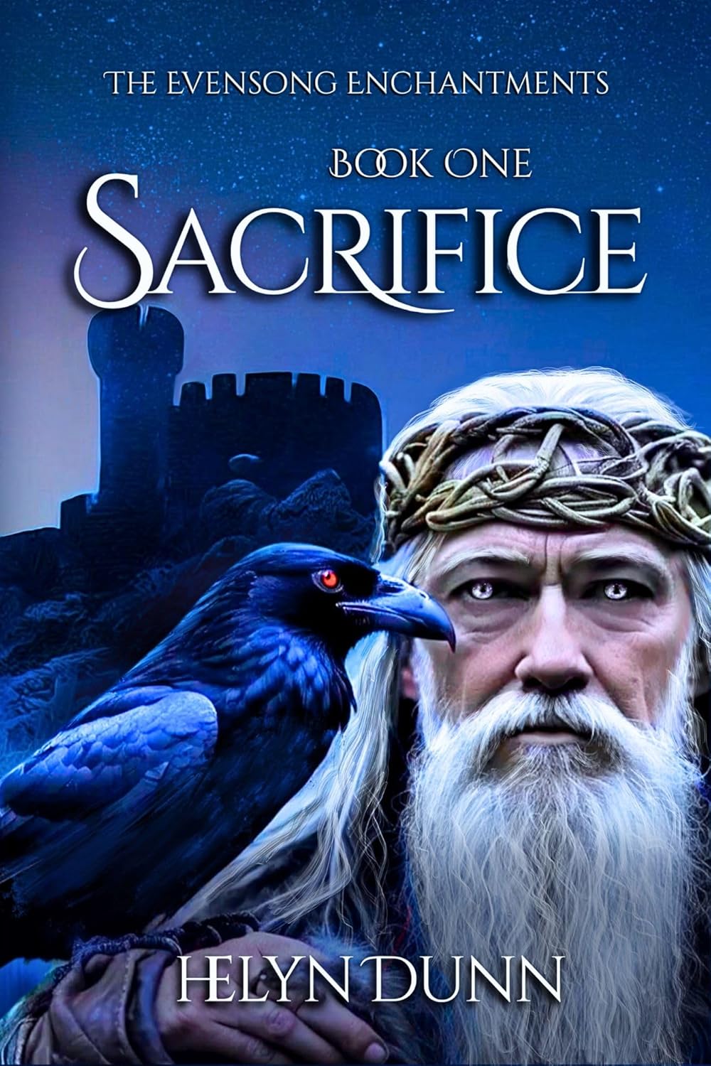 Helyn Dunn Sacrifice book cover front view featuring historical fantasy romance theme artwork.