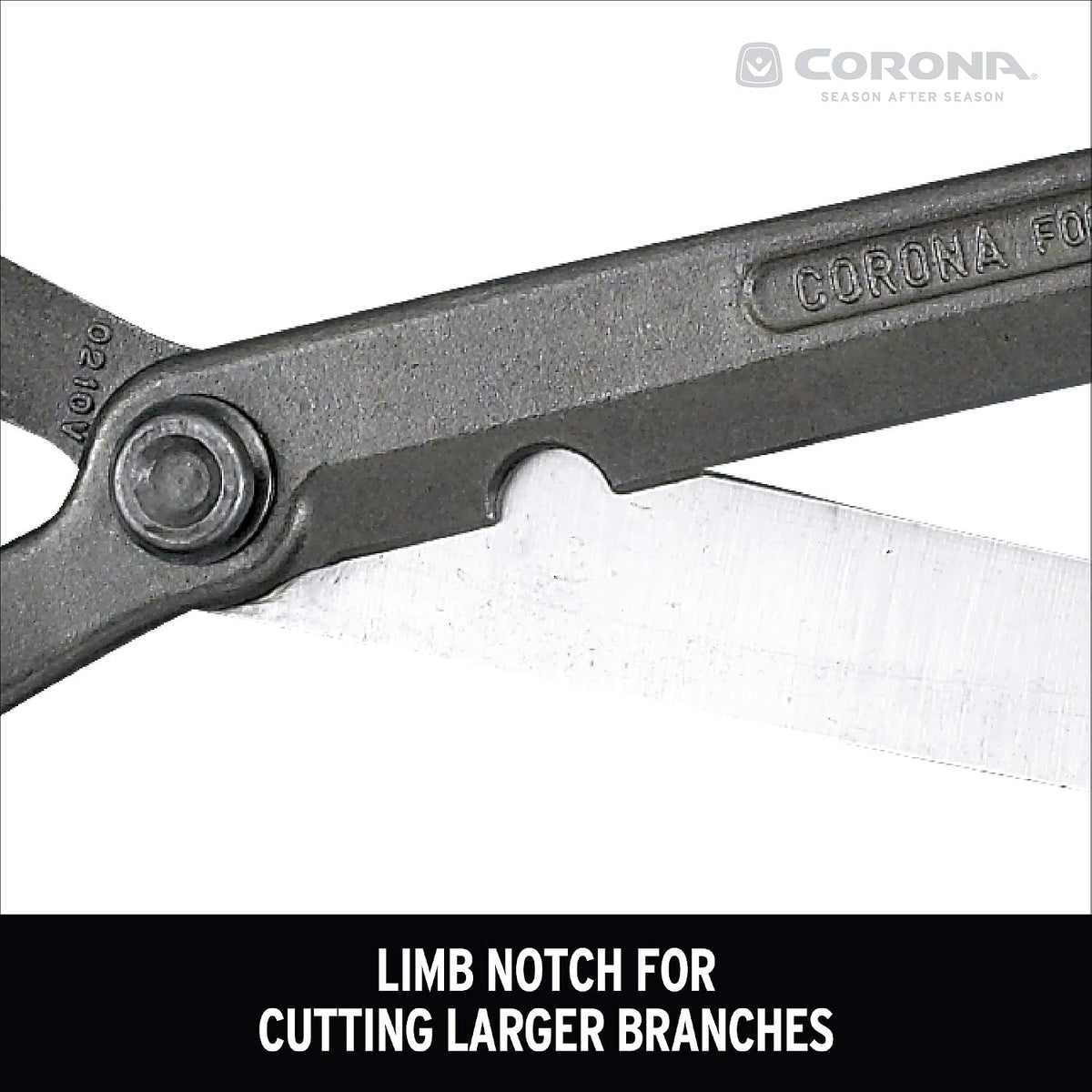 Full length display of Corona manual garden trimming tool