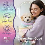 USA imported professional dog shampoo and conditioner packaging detail