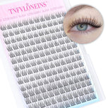 Natural Lash Clusters Wispy Cluster Eyelash Extensions Left&Right Cluster Lashes C Curl Individual Lashes Extension DIY Natural Eye Lash Clusters by TNFVLONEINS - Image 10