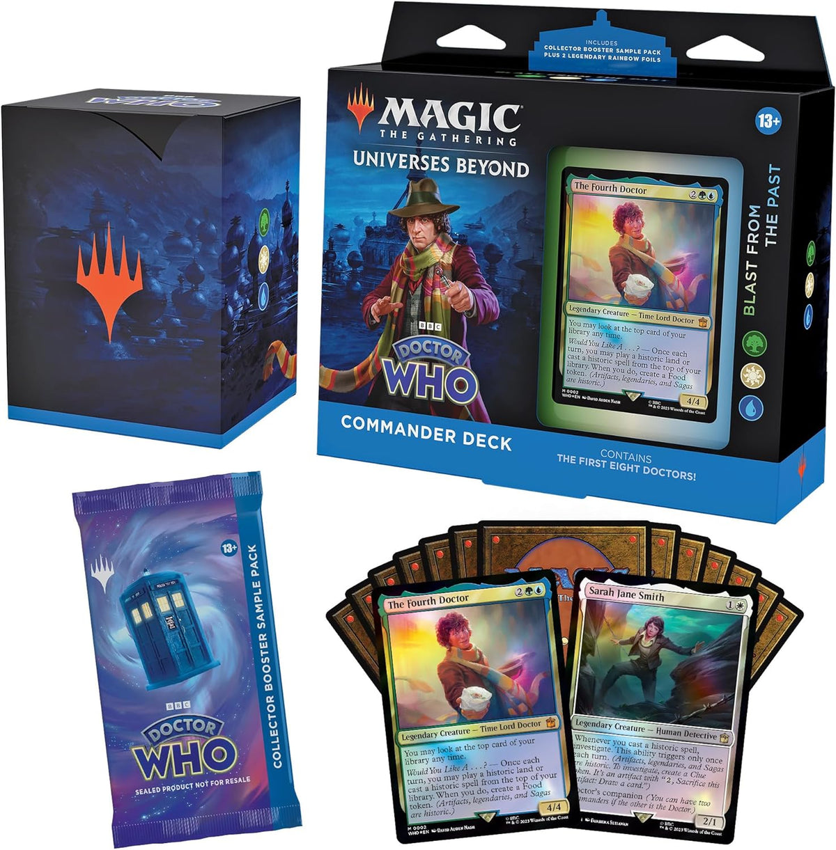 Magic The Gathering Doctor Who Blast from the Past deck display