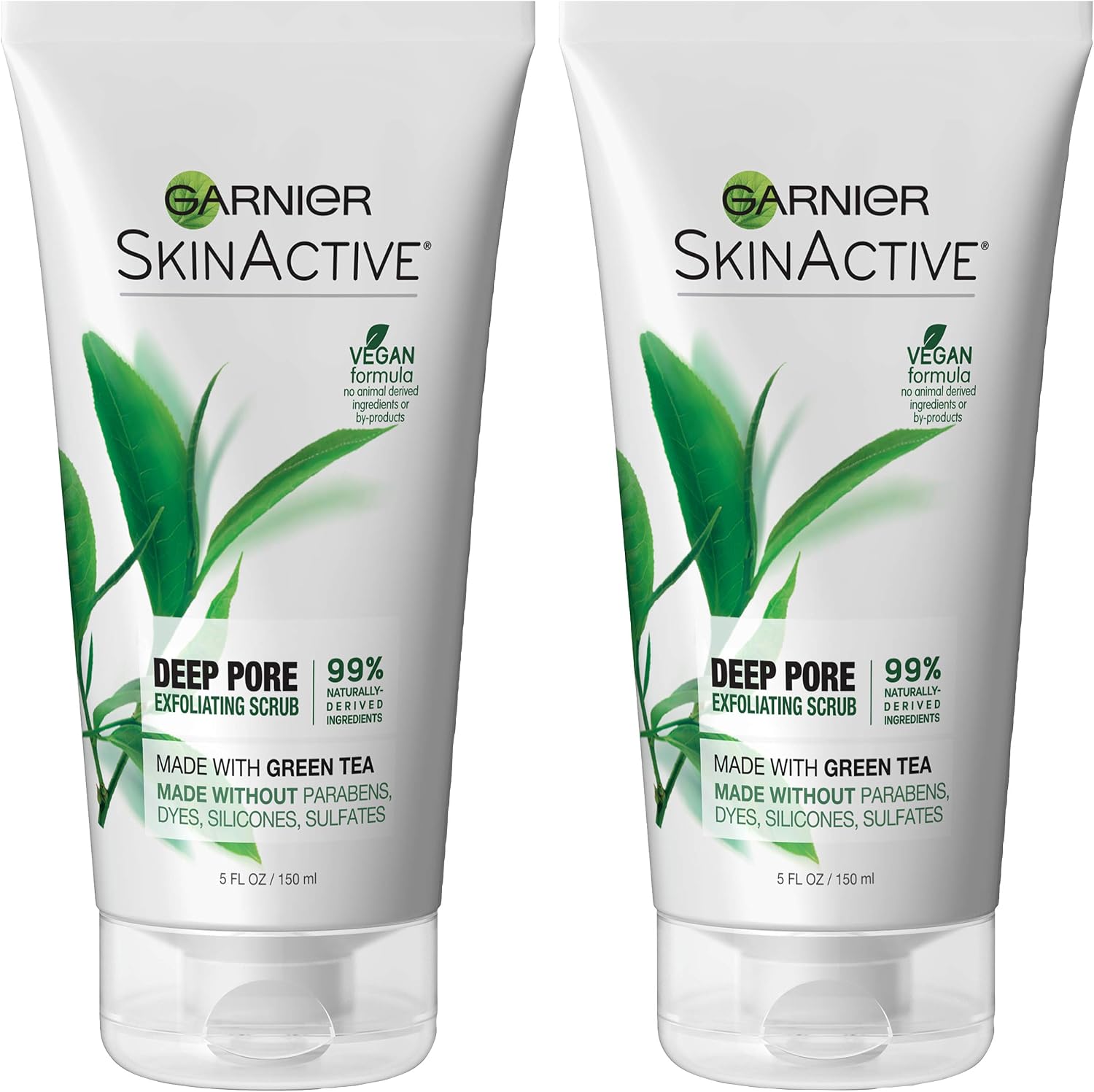 Garnier SkinActive exfoliating face scrub front view