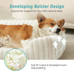 Removable cover feature of Cozy Kiss washable pet bed