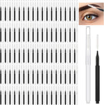 Patelai 150 piece micro eyebrow brush set front view