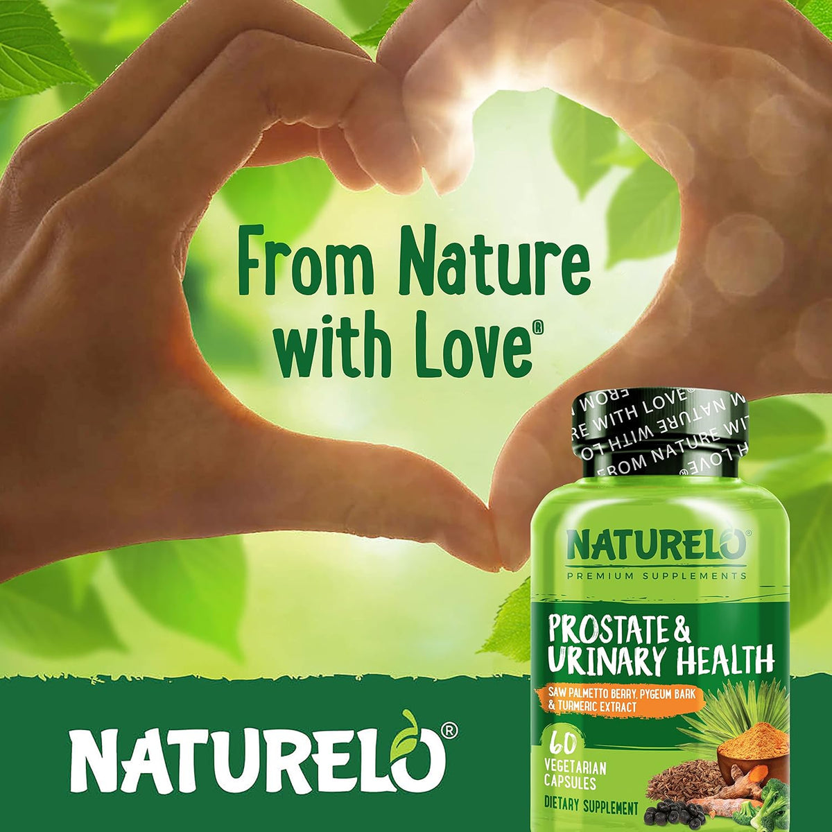 Naturelo non gmo certified health supplement packaging
