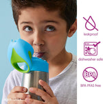 B.box toddler water bottle straw top mechanism
