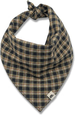 Stormy Kromer SK pet bandana packaging and fabric