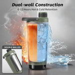 Prochain travel ready protein shaker ergonomic carry handle