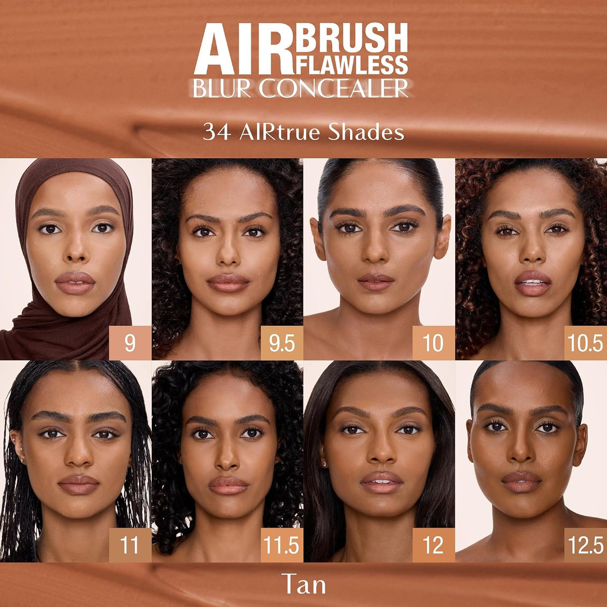 Charlotte Tilbury concealer product range and shade variety