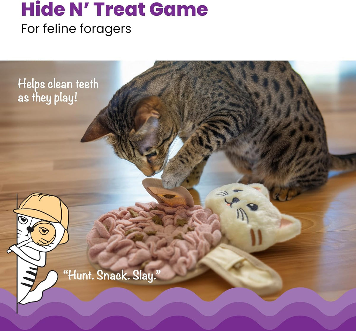 Catstages interactive cat toy top angle