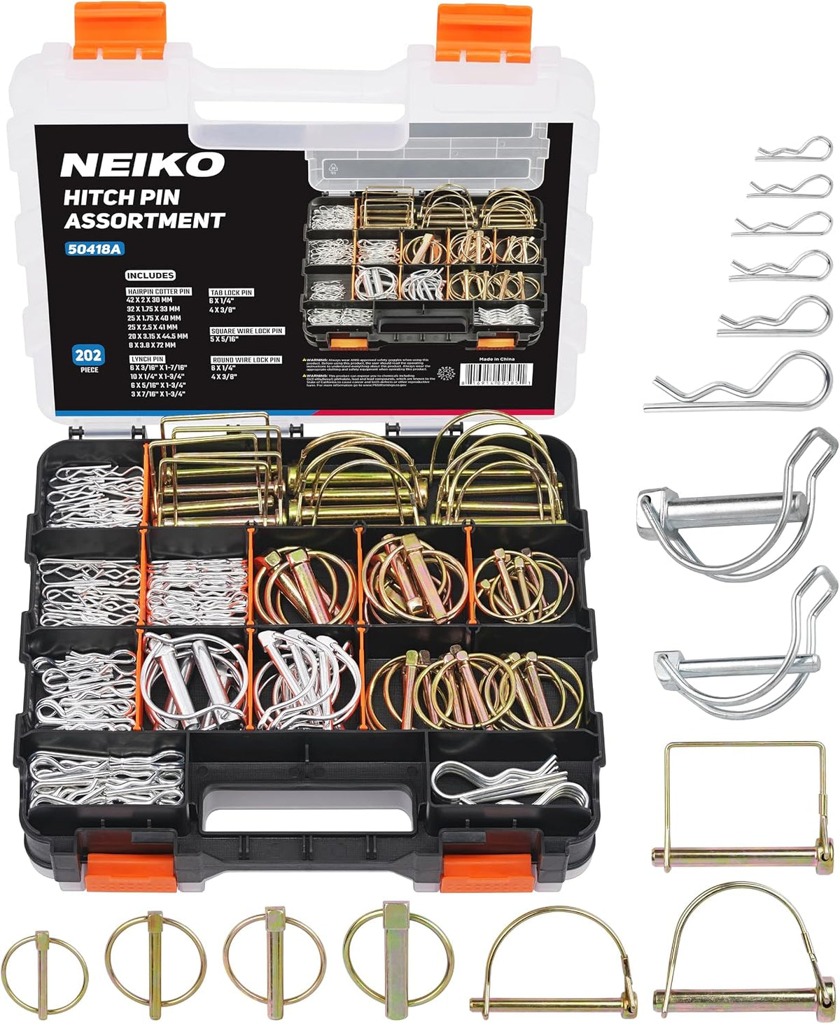 NEIKO 50444A Rubber O-Ring Assortment Kit, Buna-N Gasket Sealing Rings and Replacement O-Rings, 32 Metric Sizes, 419-Piece Kit - Image 9