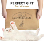 Sisal rope cat scratching post wall steps