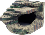 Resin Reptile Hideouts Cave Habitat Decor, B- Extra Large | For Gecko, Leopard Lizards, Toad, Turtle - Image 13
