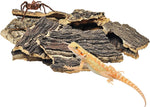 BNOSDM Reptile Cork Bark Substrate 1.5LB Lizard Bedding for Habitat Natural Flat Cork Wood Bulk Terrarium Reusable Bark Pieces for Chameleon, Ball Python, Crested Gecko, Spider, Tortoise, Tree Frog - Image 9