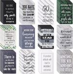 Outus 24 Pieces Mini Inspirational Notepads Motivational Small Pocket Journal Notebook Inspiring Note Pads Gift for School Office Travel Coworkers Supplies, 12 Styles (Plaid Style) - Image 14