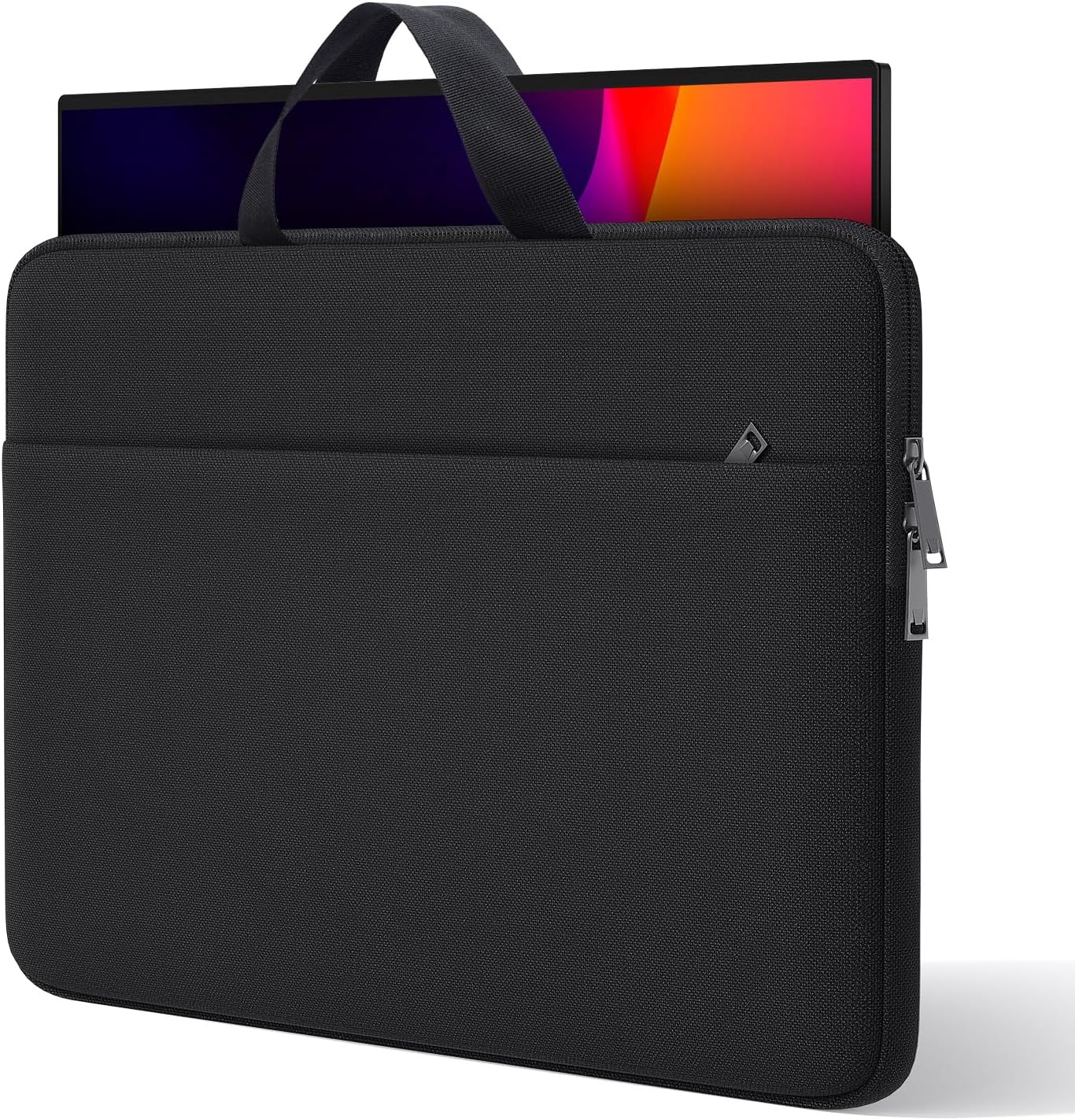 CaseDeer 24 inch portable monitor case front view showing water resistant canvas exterior and accessory pocket