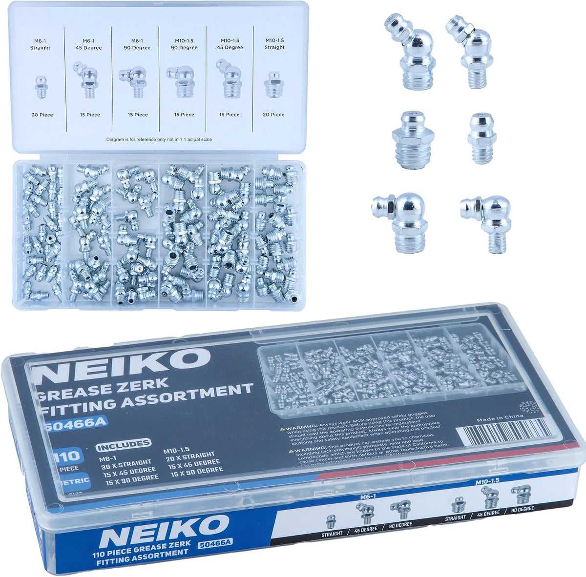 NEIKO 50444A Rubber O-Ring Assortment Kit, Buna-N Gasket Sealing Rings and Replacement O-Rings, 32 Metric Sizes, 419-Piece Kit - Image 11