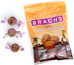 Close up of individually wrapped coffee hard caramel candy